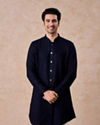Royal Dark Blue Georgette Kurta Trouser